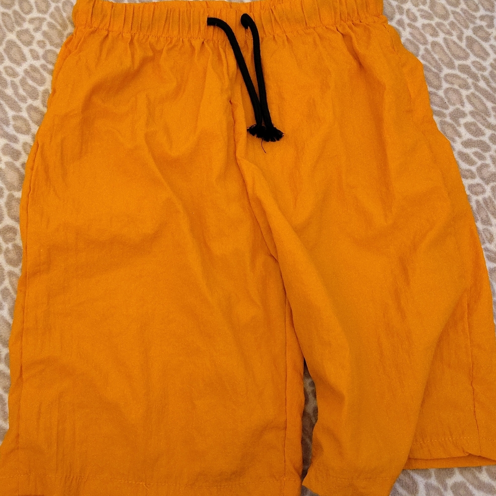SHEIN Vibrant Orange Kids Shorts